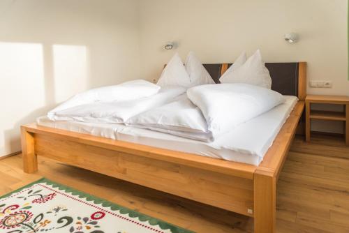 Cama o camas de una habitación en Ramsau Appartements Pickl