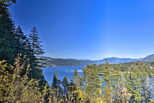 a view of a lake in the mountains at Stunning Stevenson Retreat with Mountain Views! in Stevenson
