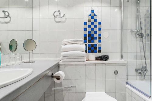 Koupelna v ubytování Best Western Plus Hotel Plaza