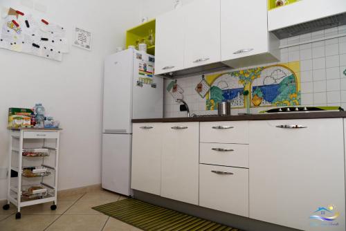 Dapur atau dapur kecil di Holiday House Piccirillo