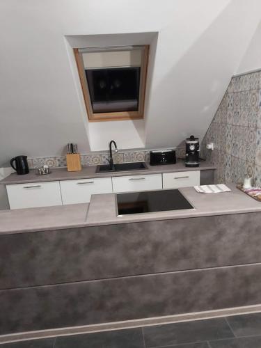 Kuchyňa alebo kuchynka v ubytovaní Fodan Apartman
