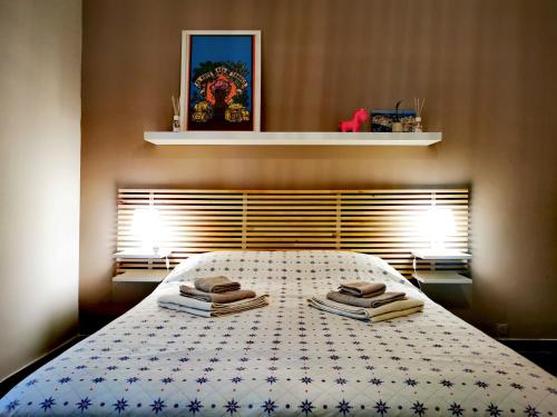 Posteľ alebo postele v izbe v ubytovaní Löda o mâ - private room in shared apartment