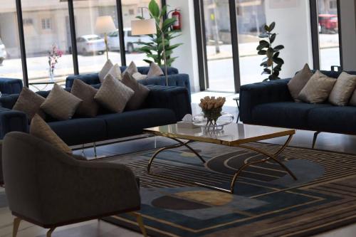 Гостиная зона в شقق الشرفه للشقق الفندقيه - Shorfa Hotel Apartments