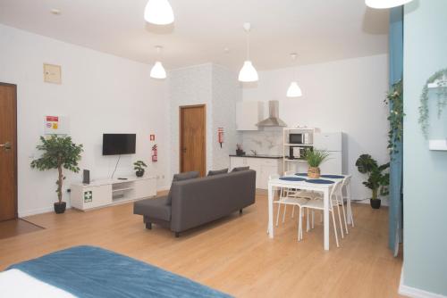 Køkken eller tekøkken på Bonsai Apartment III