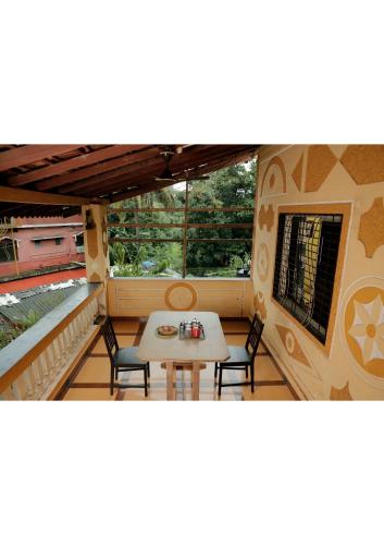 Balkón nebo terasa v ubytování Nisarg Resort