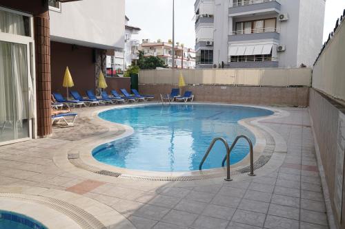 Bazén v ubytování Alanya Polat holiday homes nebo v jeho okolí