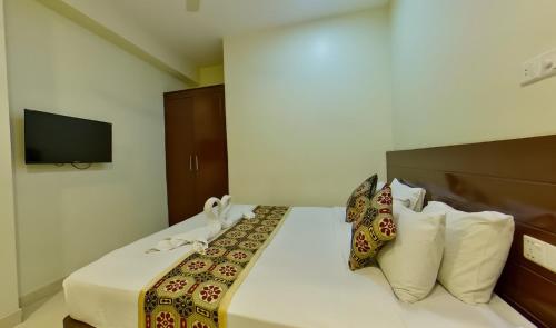 Кровать или кровати в номере Hotel Sea Cox