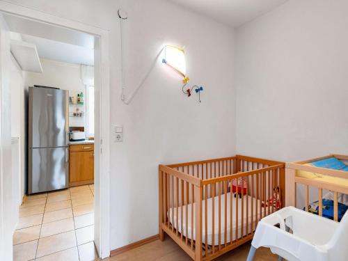 Ένα ή περισσότερα κρεβάτια σε δωμάτιο στο Apartment with private terrace in Velmede