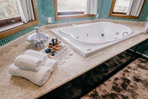 Ванная комната в Villa Annapurna