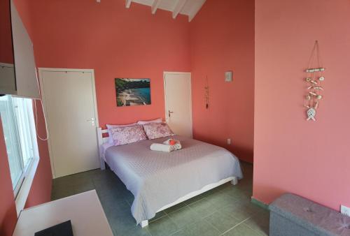 A bed or beds in a room at Apartment Lagoon Ocean Resort