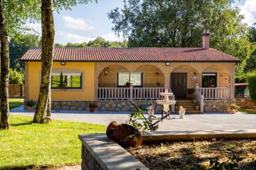 Zahrada ubytování Villacambote5