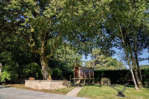 Zahrada ubytování Villacambote5