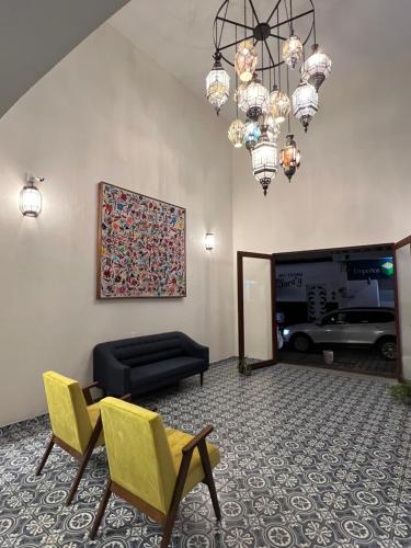 TV a/nebo společenská místnost v ubytování Casona 1530