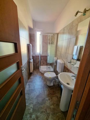 Koupelna v ubytování Motel Via Targu Mures