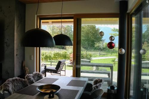 Κήπος έξω από το Residence Novak Bohinj