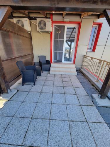 Balkón nebo terasa v ubytování Motel Via Targu Mures