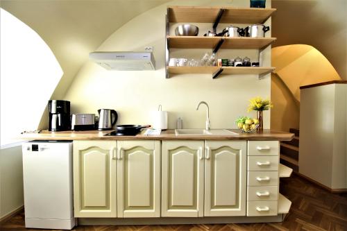 Una cocina o zona de cocina en Tallinn City Apartments Kohtu Residence