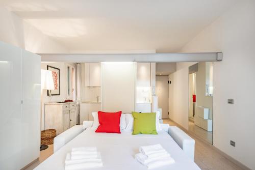 Posteľ alebo postele v izbe v ubytovaní Padova Centre Cosy Apartment