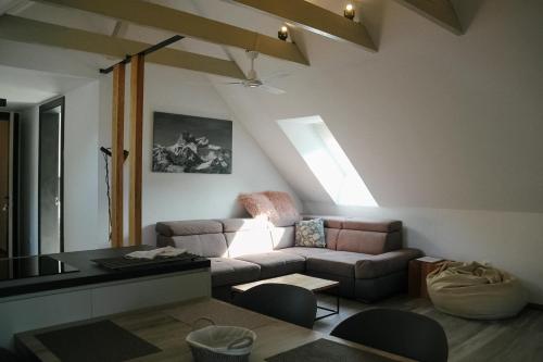 Χώρος καθιστικού στο Residence Novak Bohinj