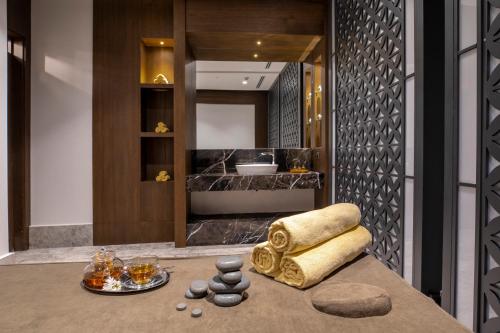 Un lugar para sentarse en Wish More Hotel Şişli
