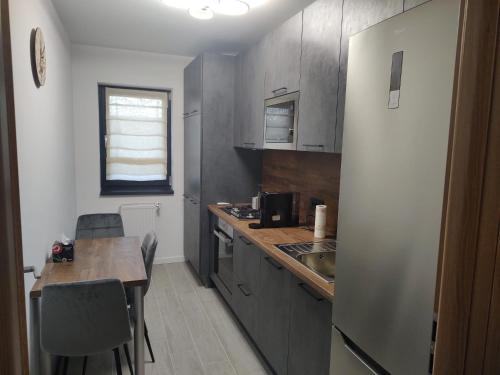 Kuchyň nebo kuchyňský kout v ubytování Ghencea Residence 158 L2.2