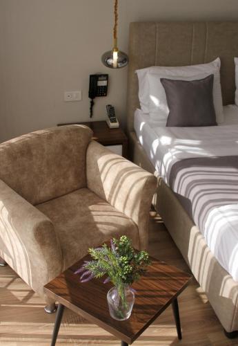Cama o camas de una habitación en Hotel Driada