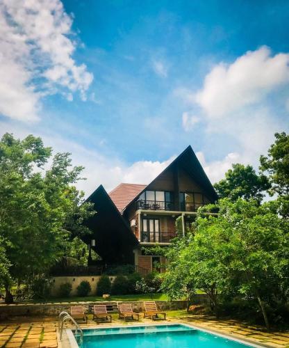 Bazén v ubytování Go Go Green Resort nebo v jeho okolí