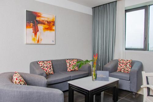 Zona de estar de Krystal Palace Douala