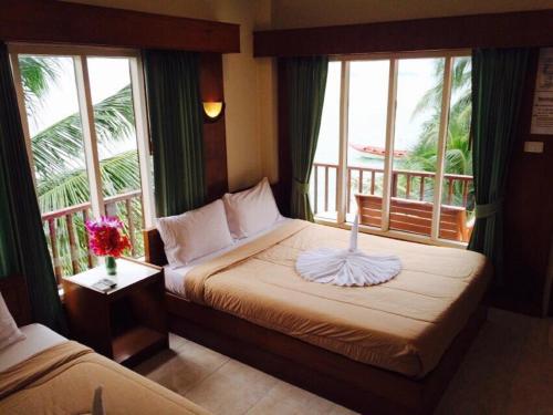 Cama o camas de una habitación en Mr. Black Resort