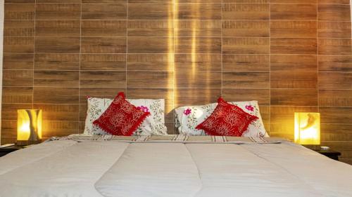 Giường trong phòng chung tại Hotel boutique CVC