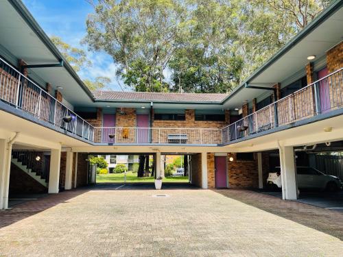 Balkón nebo terasa v ubytování Port Stephens Motel