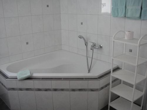Koupelna v ubytování Haus Alpenstern