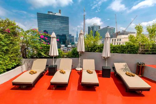 Χώρος καθιστικού στο Roseland Sweet Hotel
