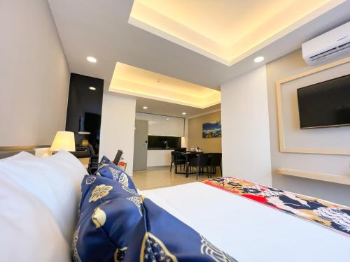 Televisyen dan/atau pusat hiburan di The Yanné, Onsen Hotel