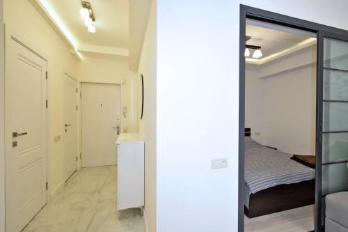 Koupelna v ubytování Apart House in centr Koghbaci strit