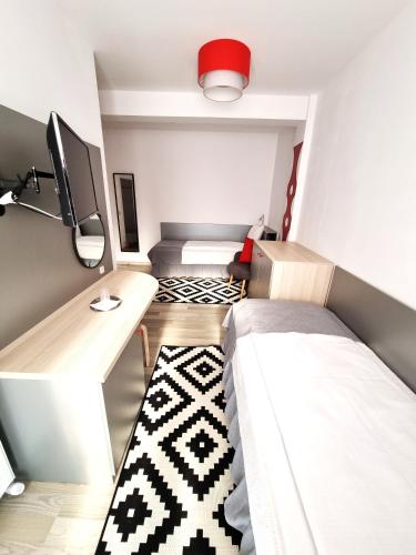 TV a/nebo společenská místnost v ubytování Motel Via Targu Mures