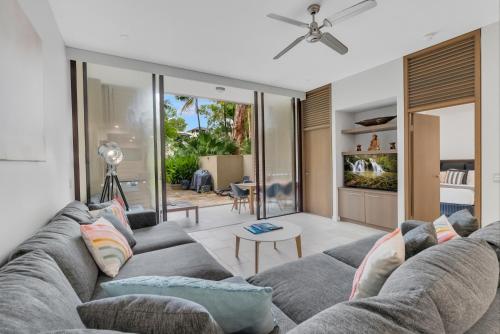 Zona de estar de Elysium Private Apartments Triton by the Sea