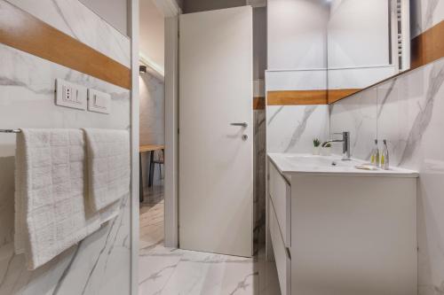Kúpeľňa v ubytovaní Mini Loft San Carlo a 5 min da MAMbo Bologna