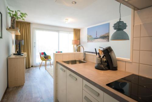 Η κουζίνα ή μικρή κουζίνα στο Zeeaster