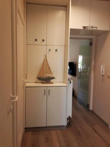 Η κουζίνα ή μικρή κουζίνα στο Comfortable Apartment in the heart of Knokke-Heist, 80 m², balcony