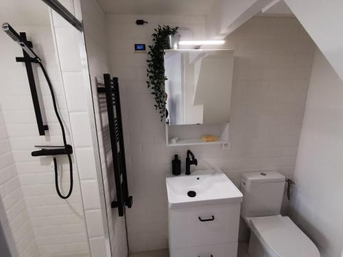 Kúpeľňa v ubytovaní L Annexe - Studio avec Piscine Privee