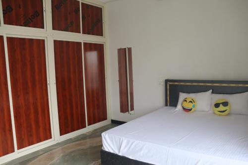 Кровать или кровати в номере Sukh Sagar Homestay