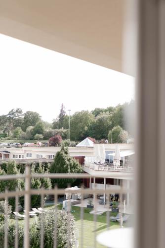 a view of a building from a window at Avita Resort Bad Tatzmannsdorf in Bad Tatzmannsdorf
