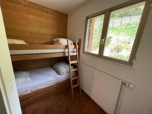 Postel nebo postele na pokoji v ubytování Alpe d'Huez - 46 m2 - Belle Terasse