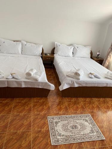 Vuode tai vuoteita majoituspaikassa Casa Amos