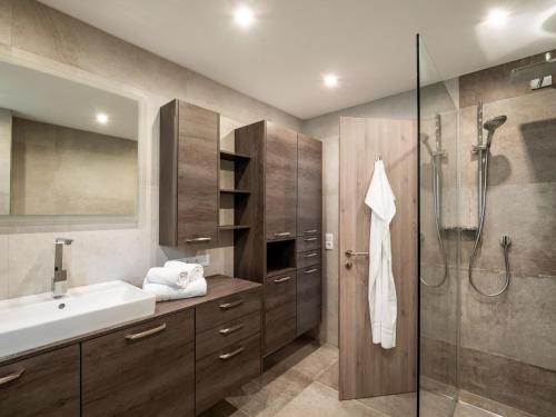 Koupelna v ubytování Zillertal Suites