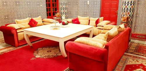 Zona de estar de Riad Jasmine Sud