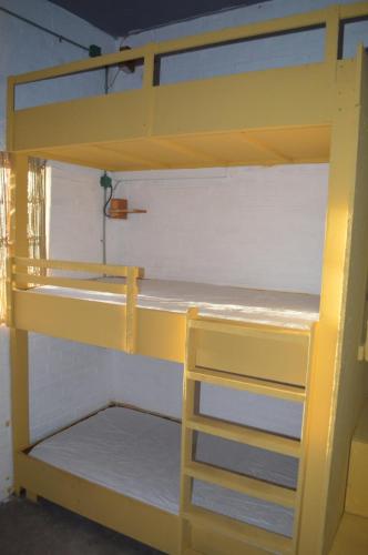 Palanda nebo palandy na pokoji v ubytování Canova Hostel & Pizza