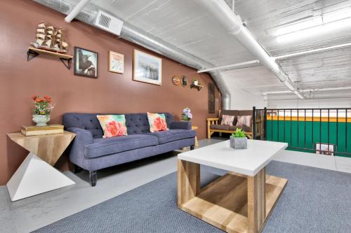 Posezení v ubytování St. Vincent Lofts