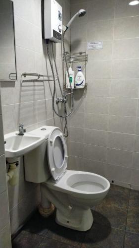 Koupelna v ubytování Haising Hotel